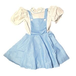 Rubies Wizard of Oz Dorothy Costume Girls Large 12-14 Gingham Dress 1996 10655